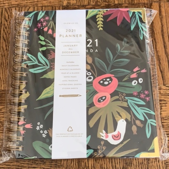 NWT** IDLEWILD CO. Yearly 2021 Planner - Picture 2 of 2